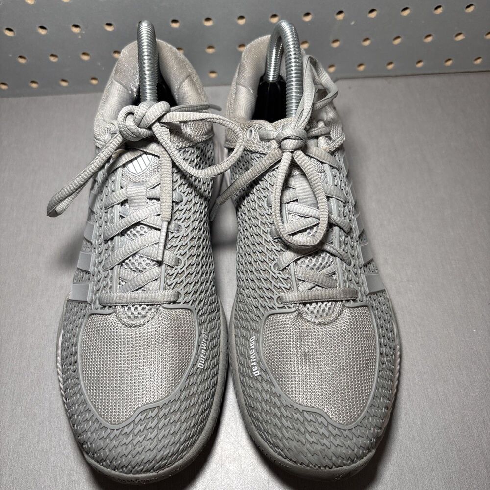 K Swiss Express Light Pickleball Shoes Womens US 7.5 Gray Grey White Tennis Low - Picture 5 of 14